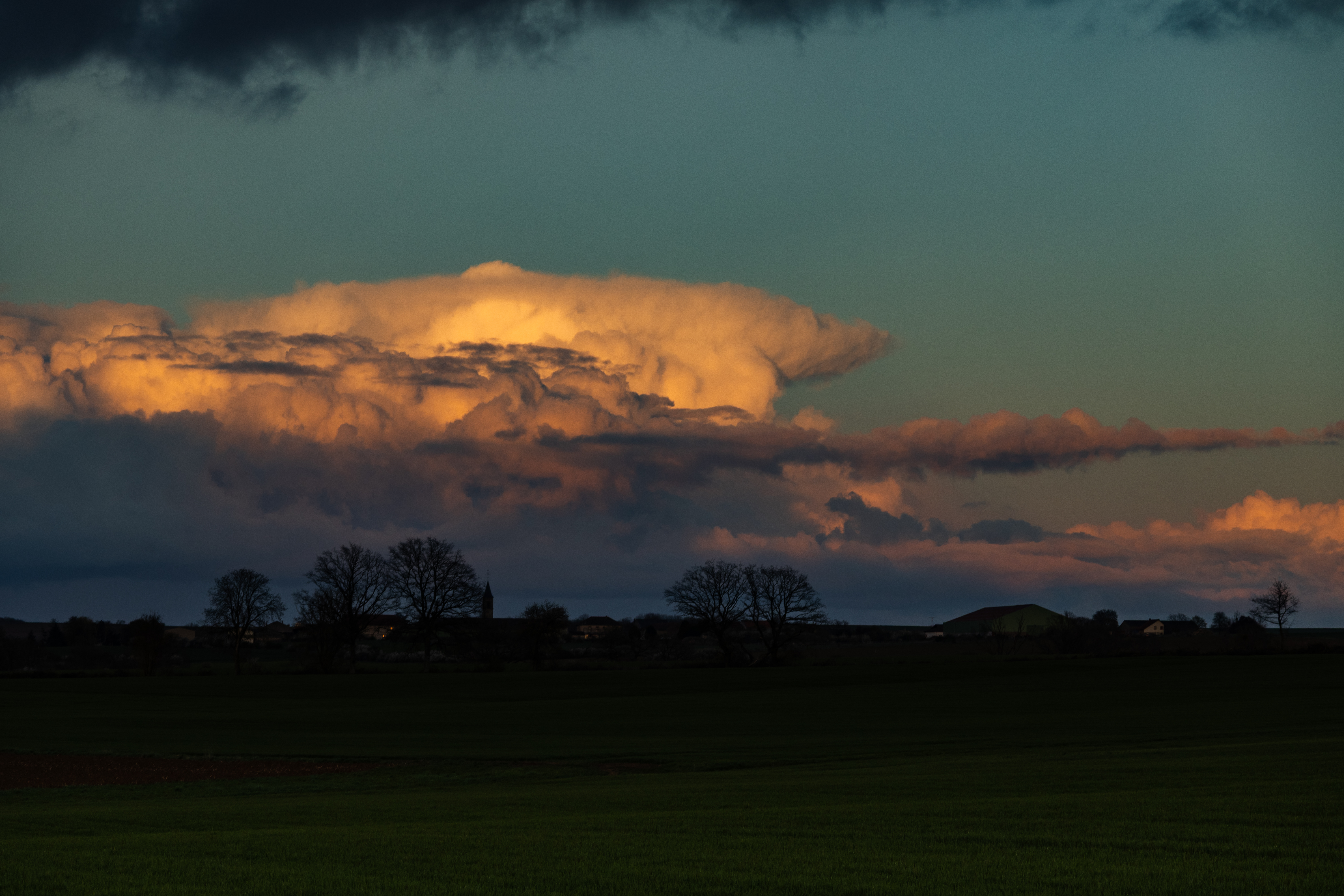 Cumulonimbus embrasé, Moselle